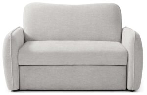 Millie Sofa Bed in Mercury Natural Soft Chenille, product view on a white background