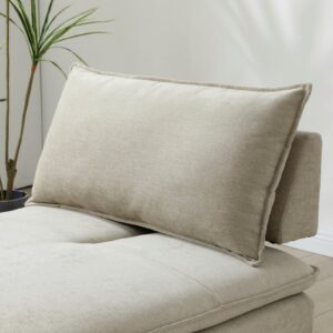 Rhodes Single Seat Sofa Bed in Dionysus Taupe Chenille, in a styled room setting