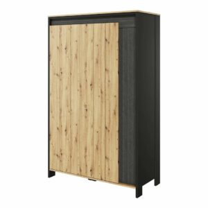 Spot SP-01 Hinged Wardrobe 123cm, shown from the front — Arte-N kids wardrobe