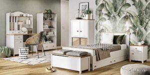 Story SO-12 2 Door Wardrobe, detail view — Arte-N kids wardrobe