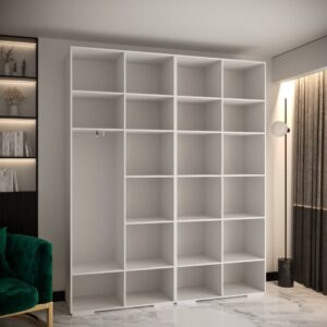 Manhattan I Hinged Door Wardrobe 200cm - side profile showing the depth