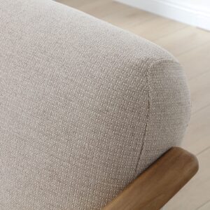 Zara Rattan Arm Sofa Bed, in a styled room setting